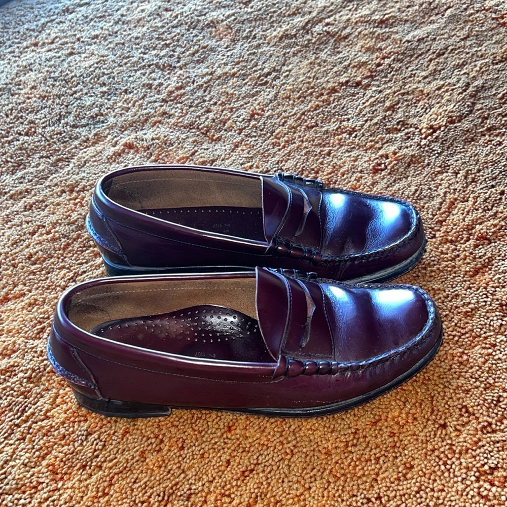 L.L. BEAN LEATHER PENNY LOAFERS